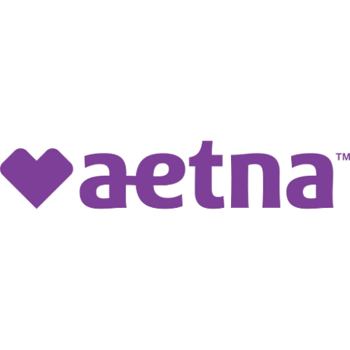 Aetna logo in purple, representing insurance services accepted by Opensky Podiatry for foot and ankle health care.