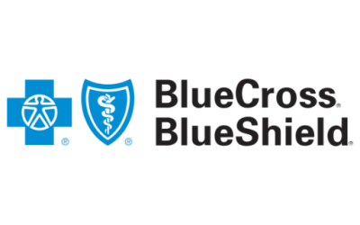BlueCross BlueShield logo featuring a blue cross and shield emblem, representing accepted insurance options for Opensky Podiatry services.